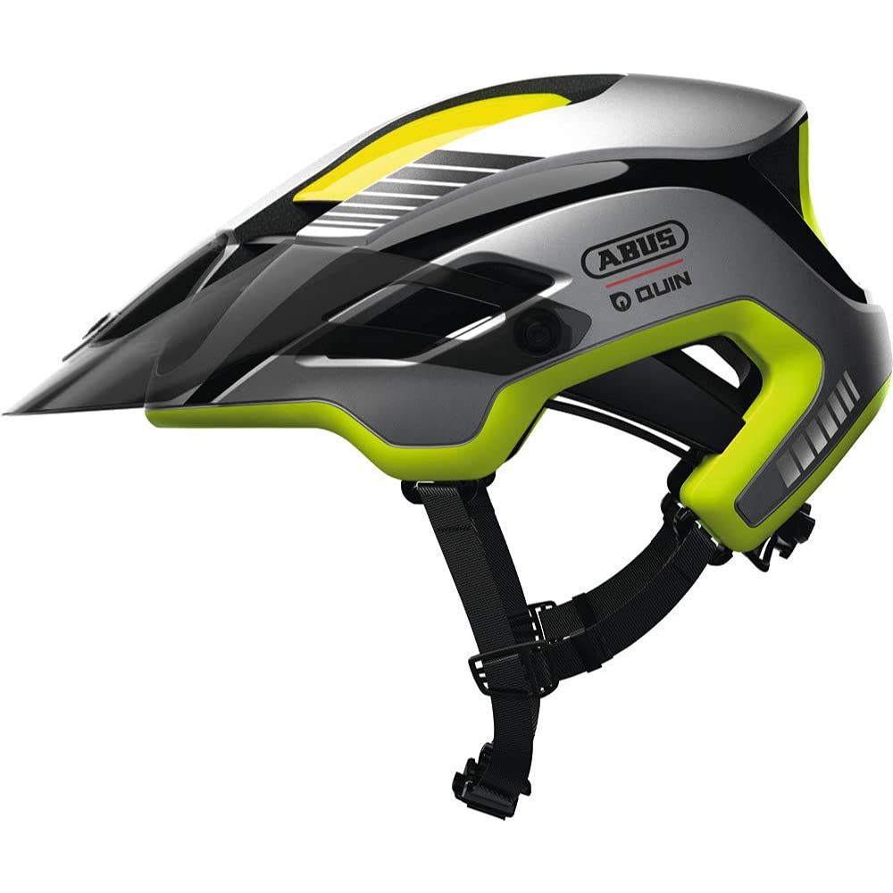 ABUS Montainbike-Helm MonTrailer Quin - Smarter Fahrradhelm mit Crash-Erkennung und SOS-Alarm-System