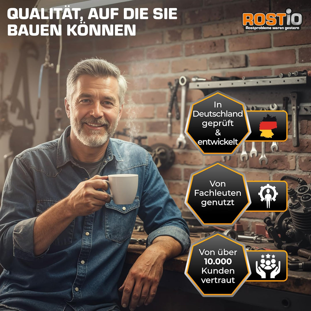 ROSTIO CSD-Scheibe 115 mm Schwarz – 5 Stück – Reinigungsscheibe für Winkelschleifer – flexibles Schl