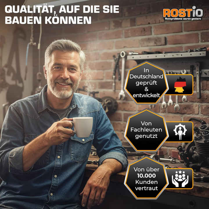 ROSTIO CSD-Scheibe 115 mm Schwarz – 5 Stück – Reinigungsscheibe für Winkelschleifer – flexibles Schl