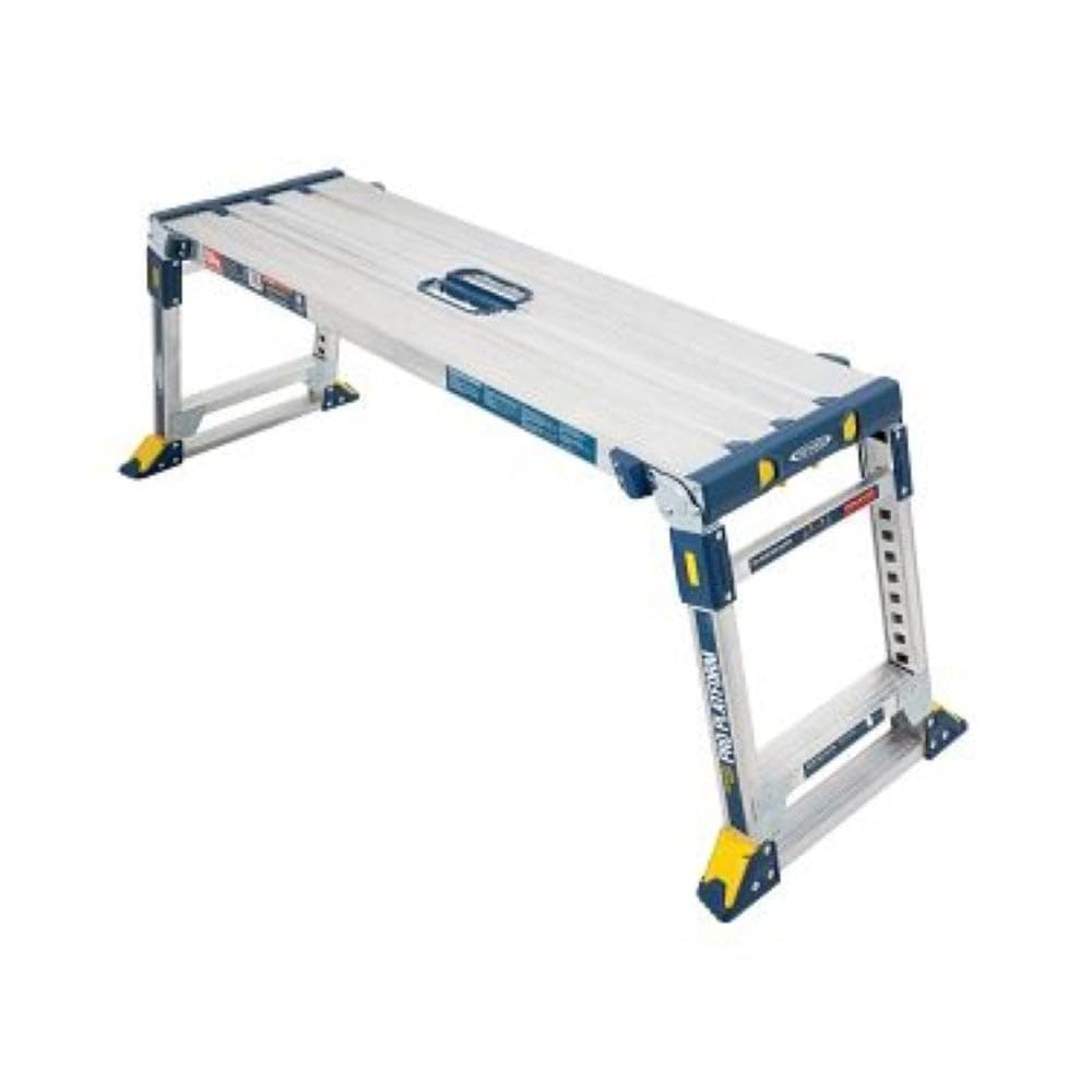 Werner 79023 Verstellbare Pro Arbeitsbühne Work & Access, Silber, Einheitsgrösse