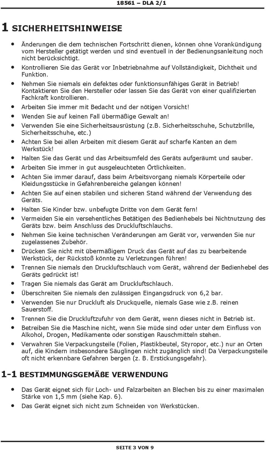 Druckluft Lochzange Absetzzange Falzzange KFZ Karosserie Blech Zange 2 in 1