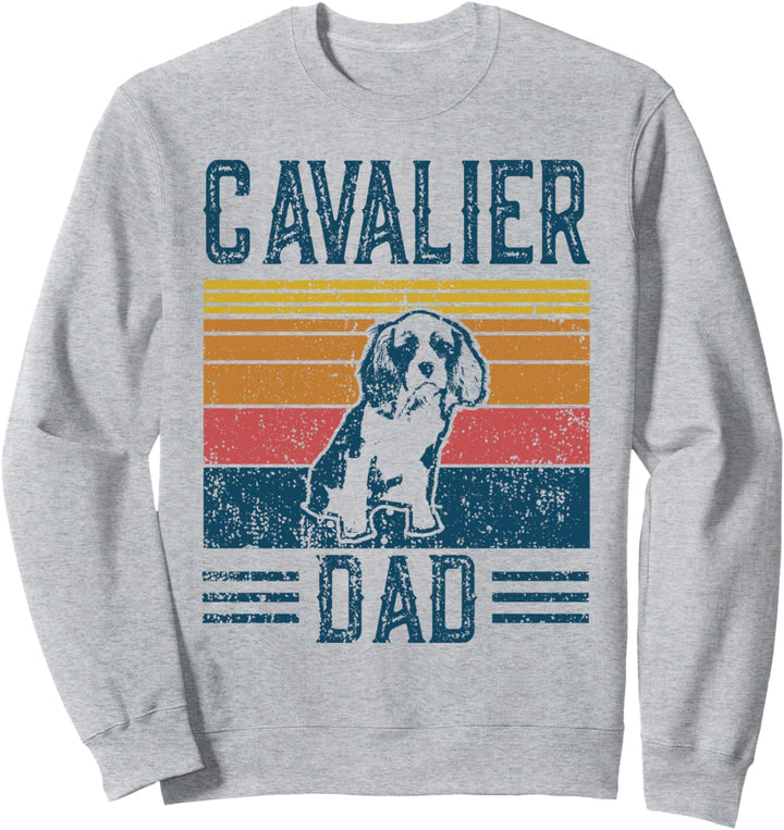 Hund | Cavalier King Charles Spaniel – Vintage Cavalier Dad Sweatshirt
