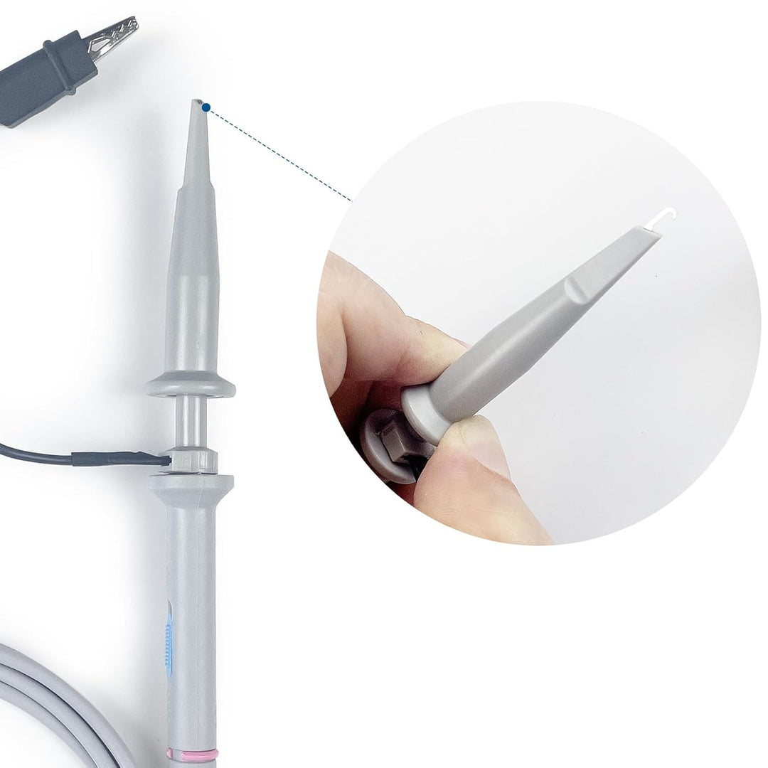 OWON Universal Oszilloskop Sonden Kit, 200MHz, BNC-Oszilloskop-Klemmentastkopf-Dämpfung kann durch 1