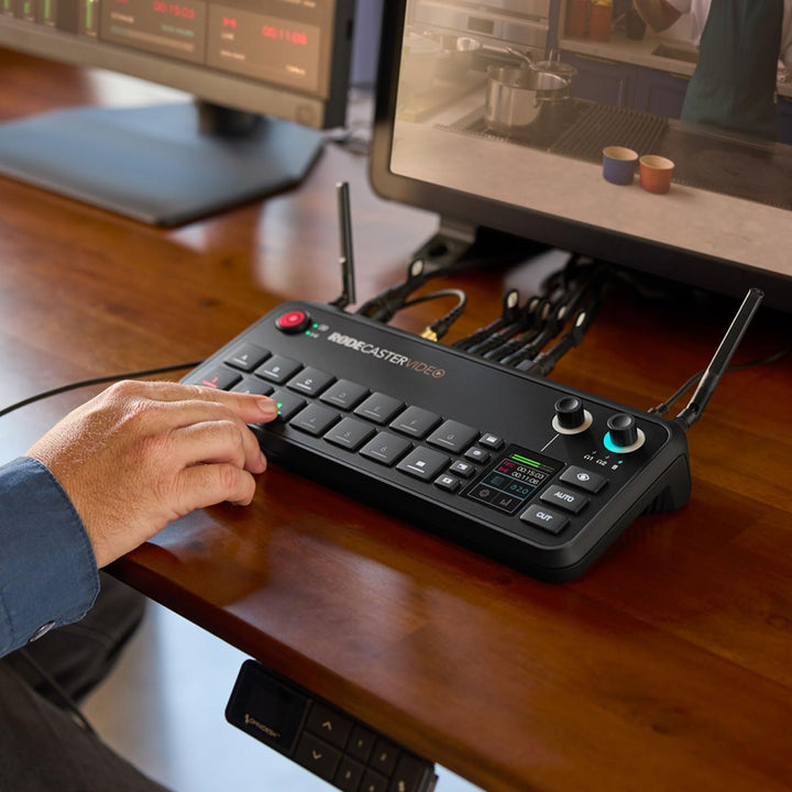 Rode Rodecaster Video Konsole für Audio- und Videoproduktion mit Podmic USB und PSA-1+