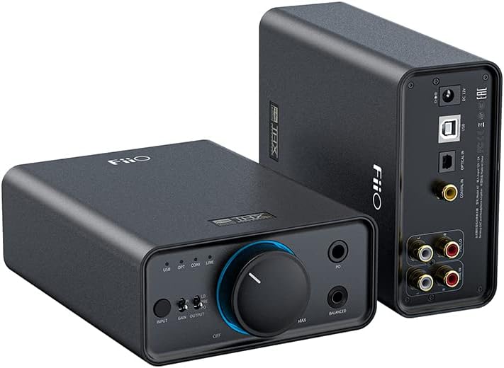 FiiO K7 Full Balanced HiFi DAC Kopfhörer-Verstärker AK4493S*2, XMOS XU208 PCM384kHz DSD256, USB/opti