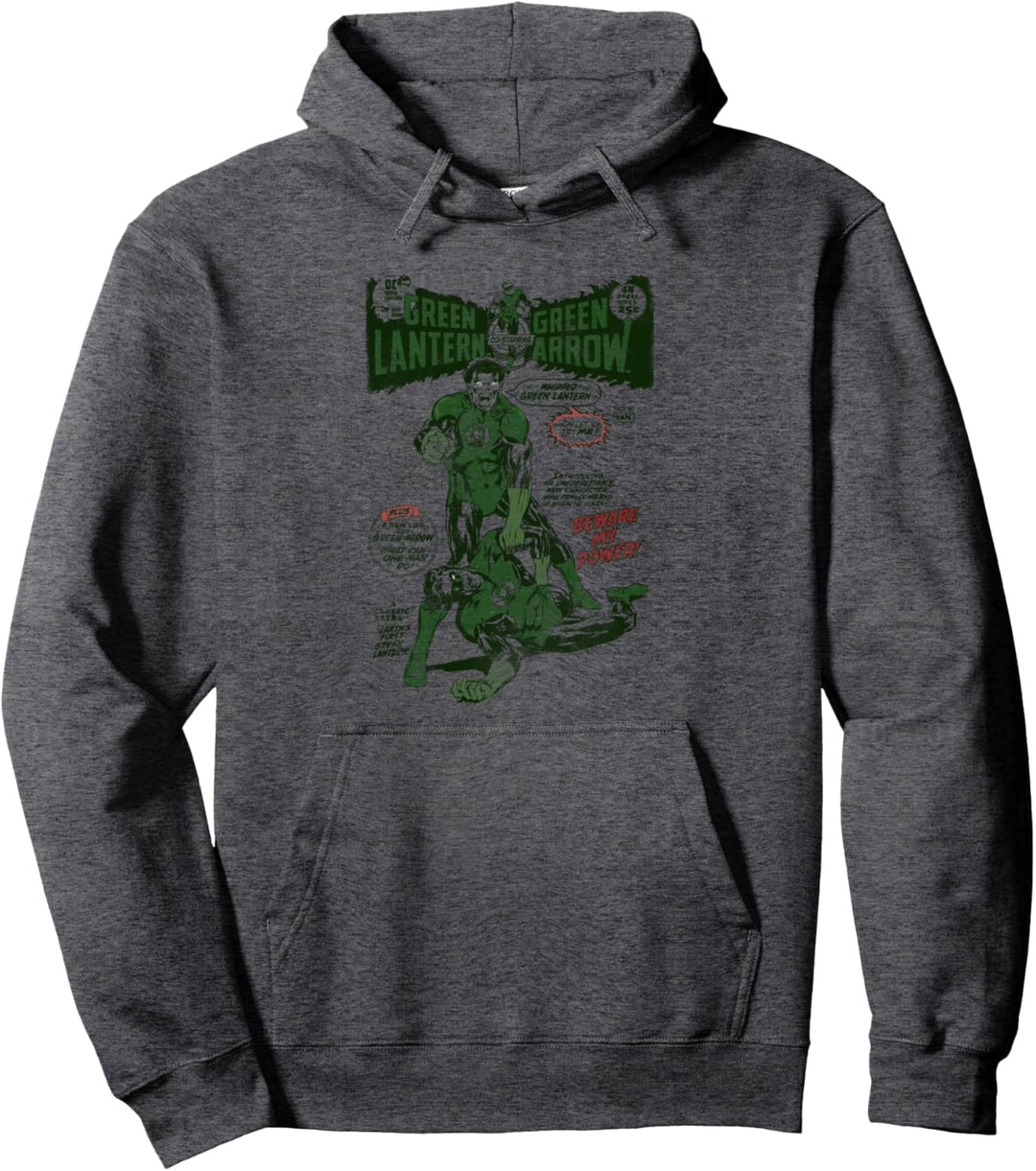 Green Lantern Beware My Power Comic Cover Pullover Hoodie
