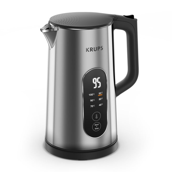 Krups Selection Wasserkocher, 1,7 Liter Fassungsvermögen für bis zu 6 Tassen, 6 Temperaturen, Real-T