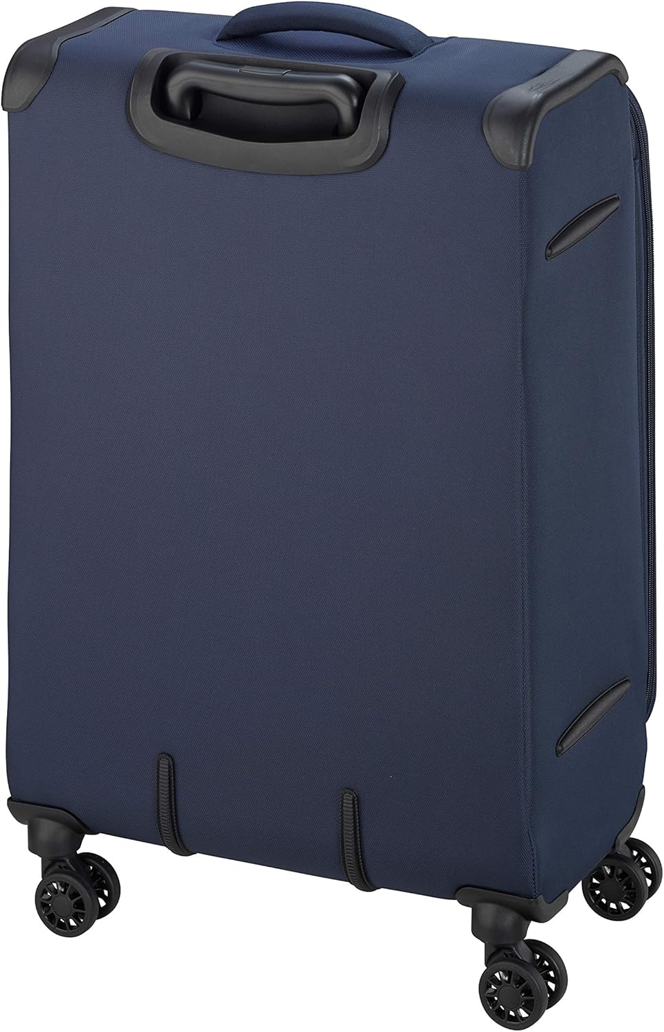 D & N Unisex 9074-01 Koffer Trolley 4 Rollen, schwarz, 1, Schwarz