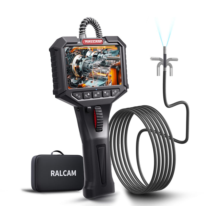 Ralcam Endoskopkamera mit Licht Endoscope Camera - Endoskop 6,2mm Inspektionskamera 3,5" HD 720P Roh