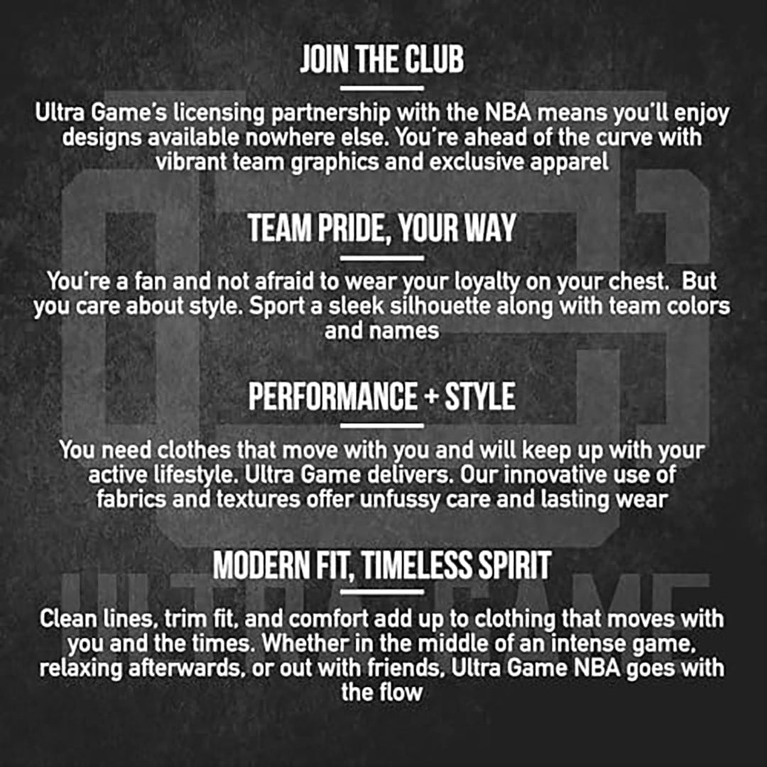 Ultra Game Offizielles NBA-Langarmshirt für Herren mit Viertelreissverschluss XL Anthrazit Meliert,