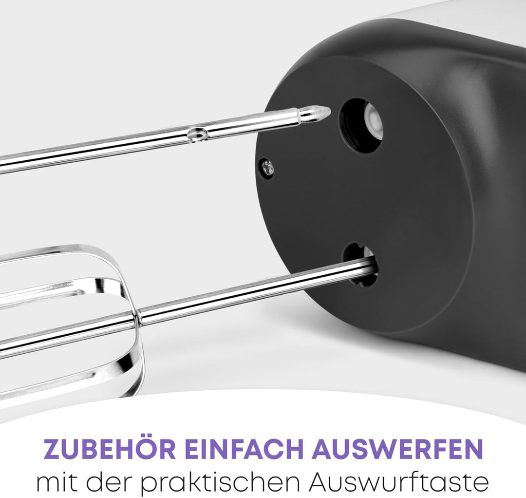 Bomann® Mixer | kraftvoller 400 Watt-Motor | Handmixer | Turbostufe & 5 Geschwindigkeitsstufen | Han