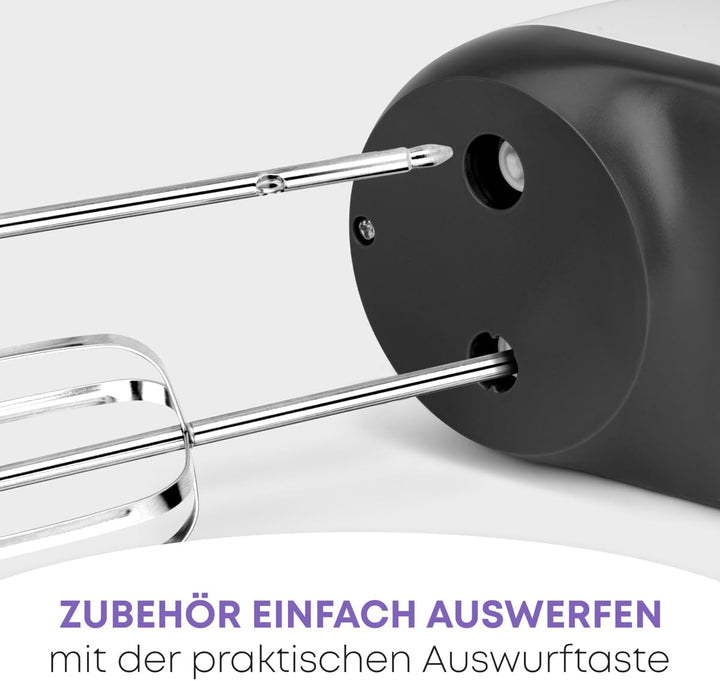 Bomann® Mixer | kraftvoller 400 Watt-Motor | Handmixer | Turbostufe & 5 Geschwindigkeitsstufen | Han