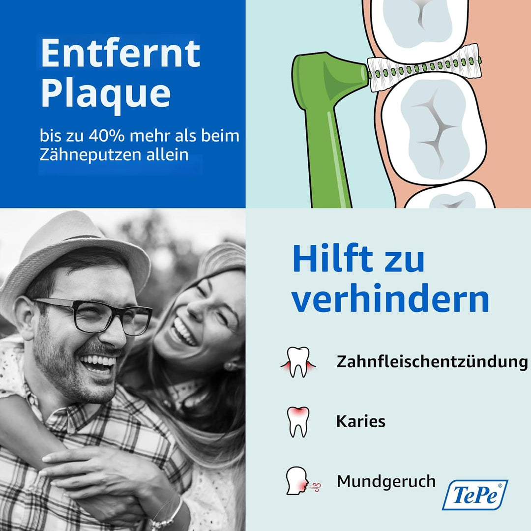 TePe Interdentalbürsten Angle GELB 0,7 mm, 25 Stück