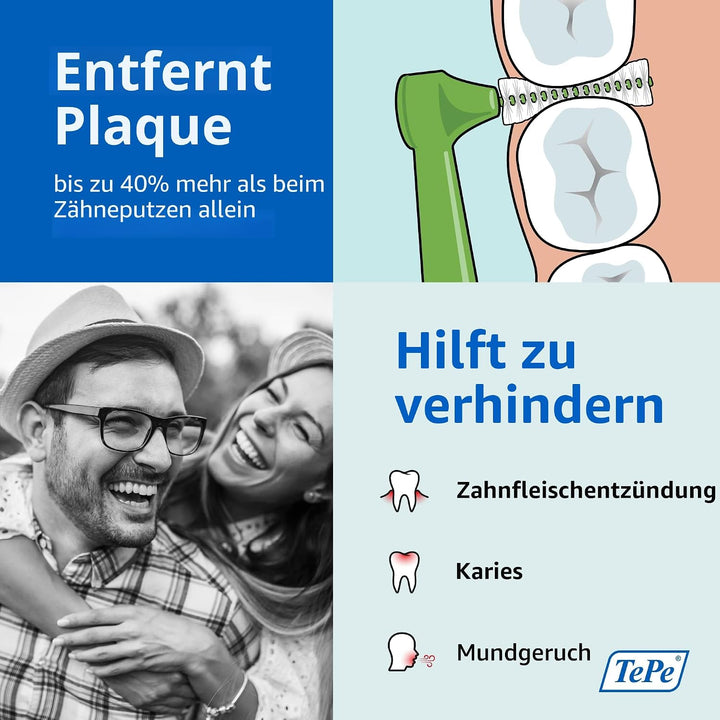 TePe Interdentalbürsten Angle GELB 0,7 mm, 25 Stück