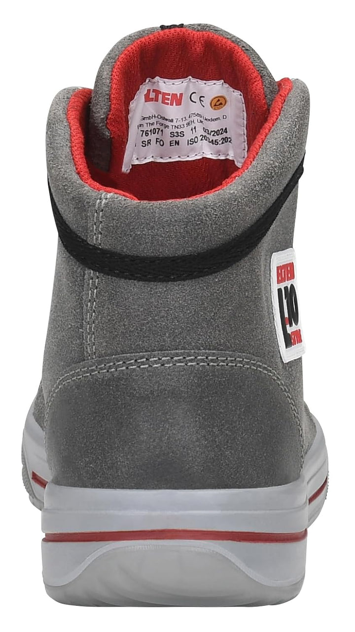 ELTEN Sicherheitsschuhe VINTAGE Mid ESD S3, Damen und Herren, Leder, Stahlkappe, leicht, sportlich,