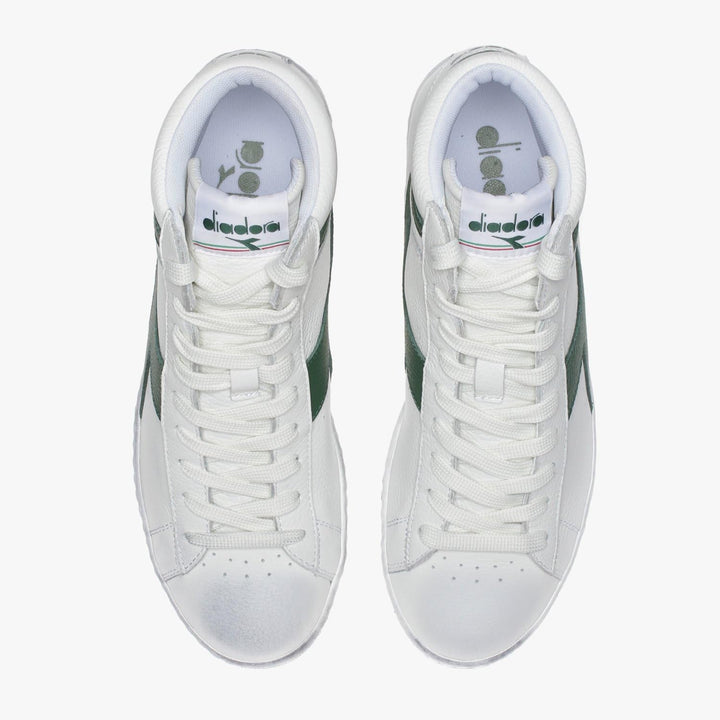 Diadora Game L High Waxed 8999906033, Sneakers 36.5 EU Weiss White Fogliame, 36.5 EU Weiss White Fog