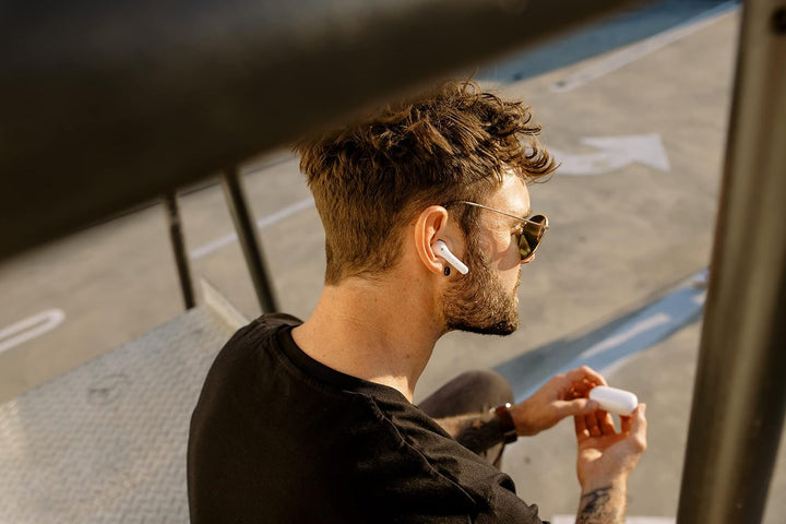 Defunc True Music kabellose Ohrhörer - Kristallklarer Klang, hohe Mikrofonqualität, Lange Akkulaufze