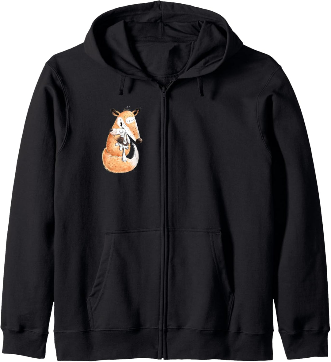 Fuchs Und Hase I Tiermotiv Waldtier I Beste Freunde Fun Kapuzenjacke