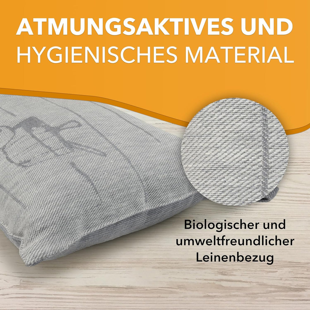 sositex | 1 Premium Saunakissen Lieblingskissen Reisekissen | Design: SAUNIA | Masse: 45 x 22 cm, Le