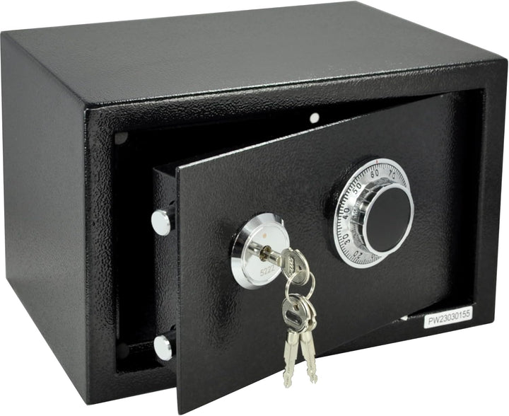 Tresor Möbeltresor Safe Mechanisches Kombinationsschloss + Doppelbartschloss Schranksafe Geldschrank