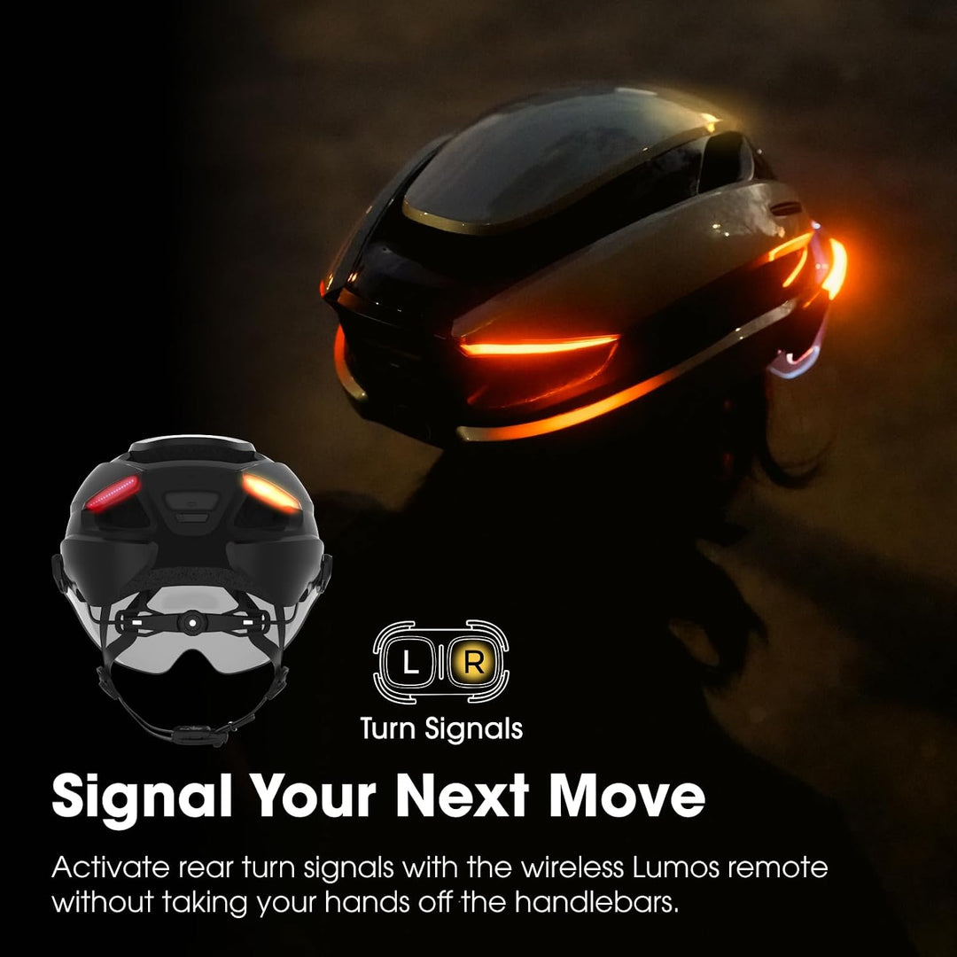 Lumos Ultra E-Bike Smart-Helm | NTA 8776 Zertifiziert | LED-Front- & Rücklichter | Einziehbares Visi
