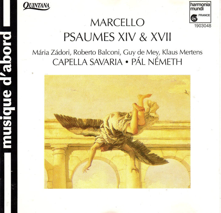 Benedetto Marcello. Psalmen No. 14 und 17, Audio-CD