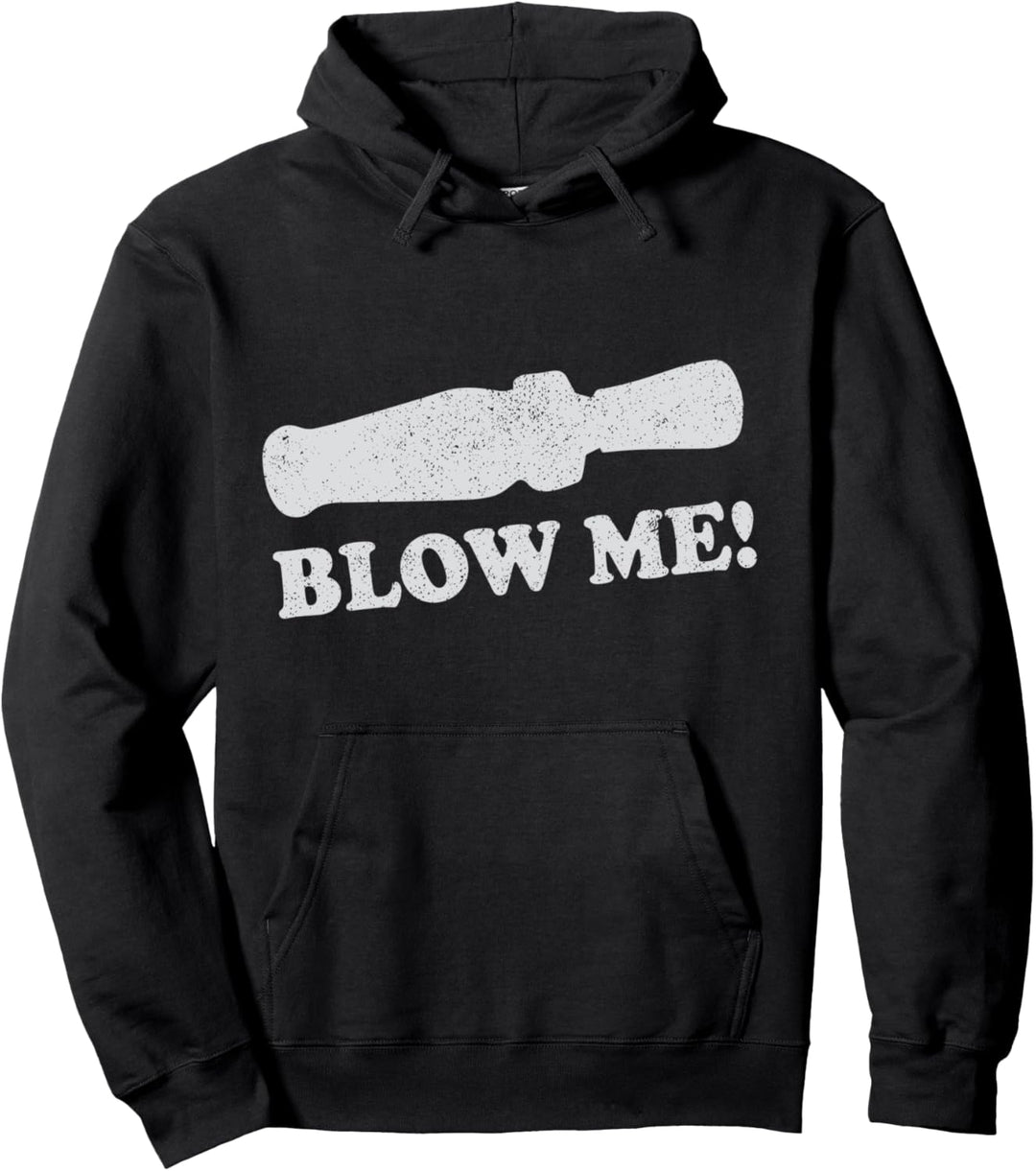 Lustiges Jagddesign Duck Call Blow Design Pullover Hoodie