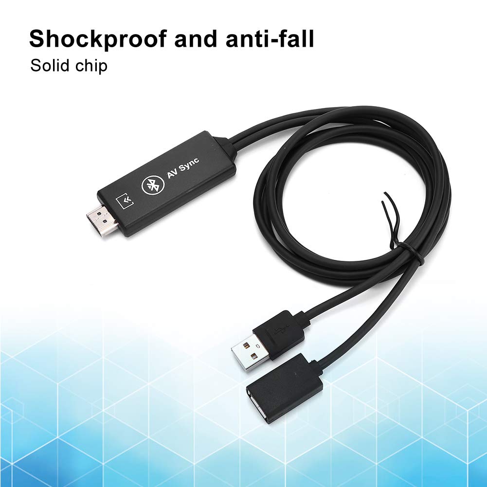 Tonysa Handy-zu-TV-Kabel 1080P USB/Typ-C-zu-HDMI-Adapter Spiegel Handy-Bildschirm zu TV/Projektor/ A