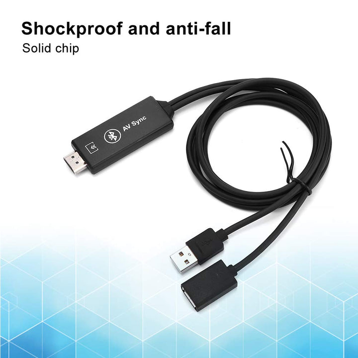 Tonysa Handy-zu-TV-Kabel 1080P USB/Typ-C-zu-HDMI-Adapter Spiegel Handy-Bildschirm zu TV/Projektor/ A
