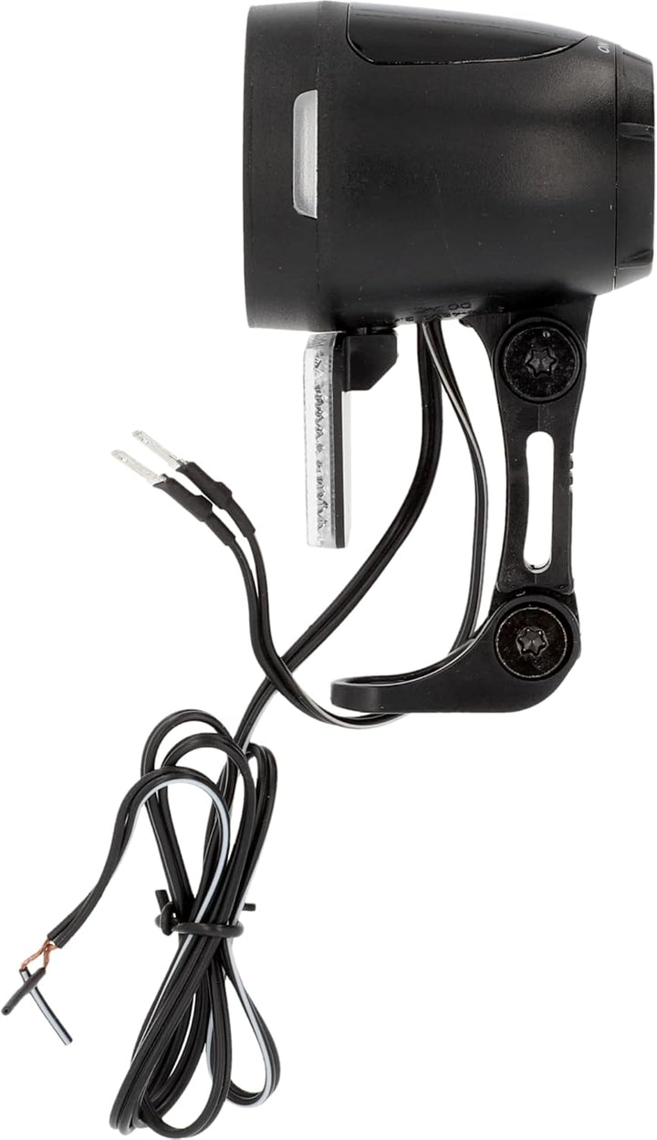 FISCHER Dynamo LED-Scheinwerfer 80 Lux mit Kabel, Fahrrad-Leuchtenset, Fahrrad-Beleuchtung, Fahrradz