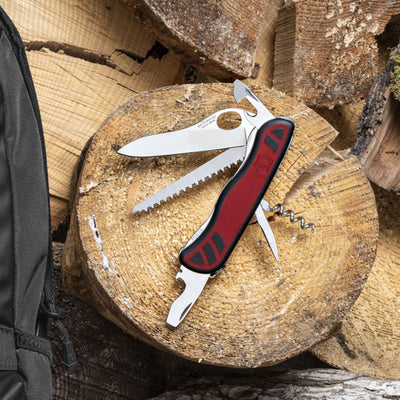Victorinox, Schweizer Taschenmesser, Forester M, Multitool, 10 Funktionen, Klinge, gross, Dosenöffne