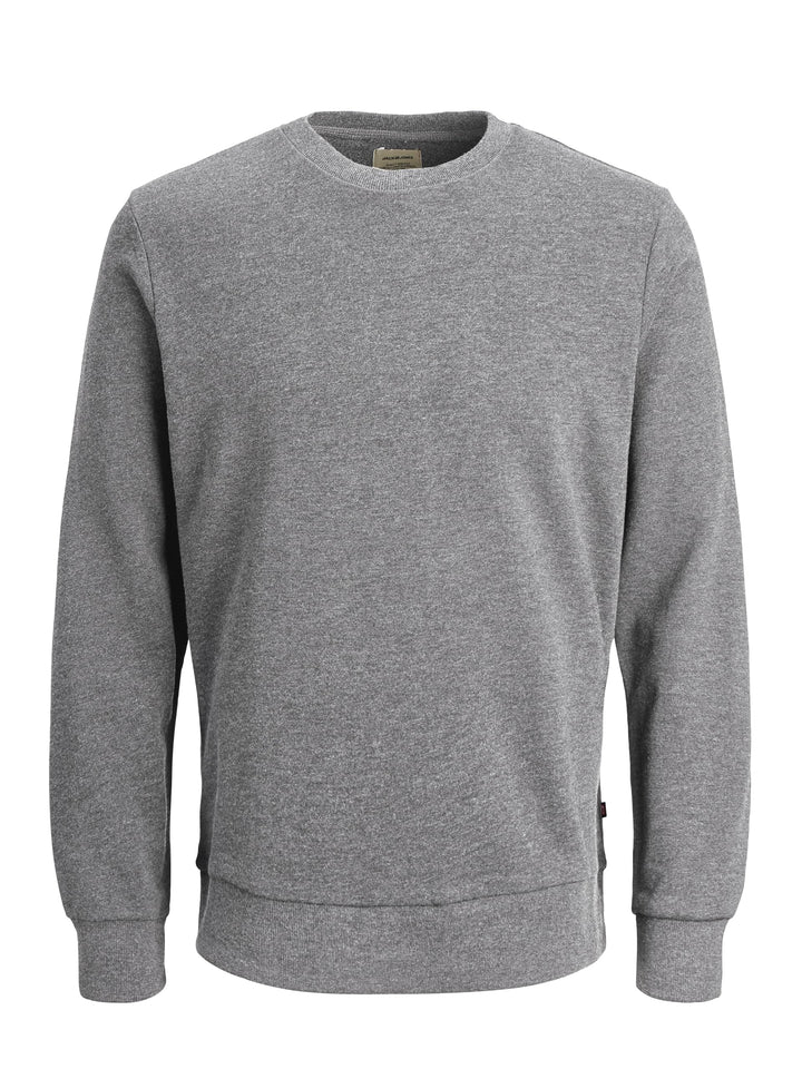 JACK &amp; JONES Mens Basic Crew Neck XS Grau (Medium Grey Melange/Reg Fit), XS Grau (Medium Grey Melang