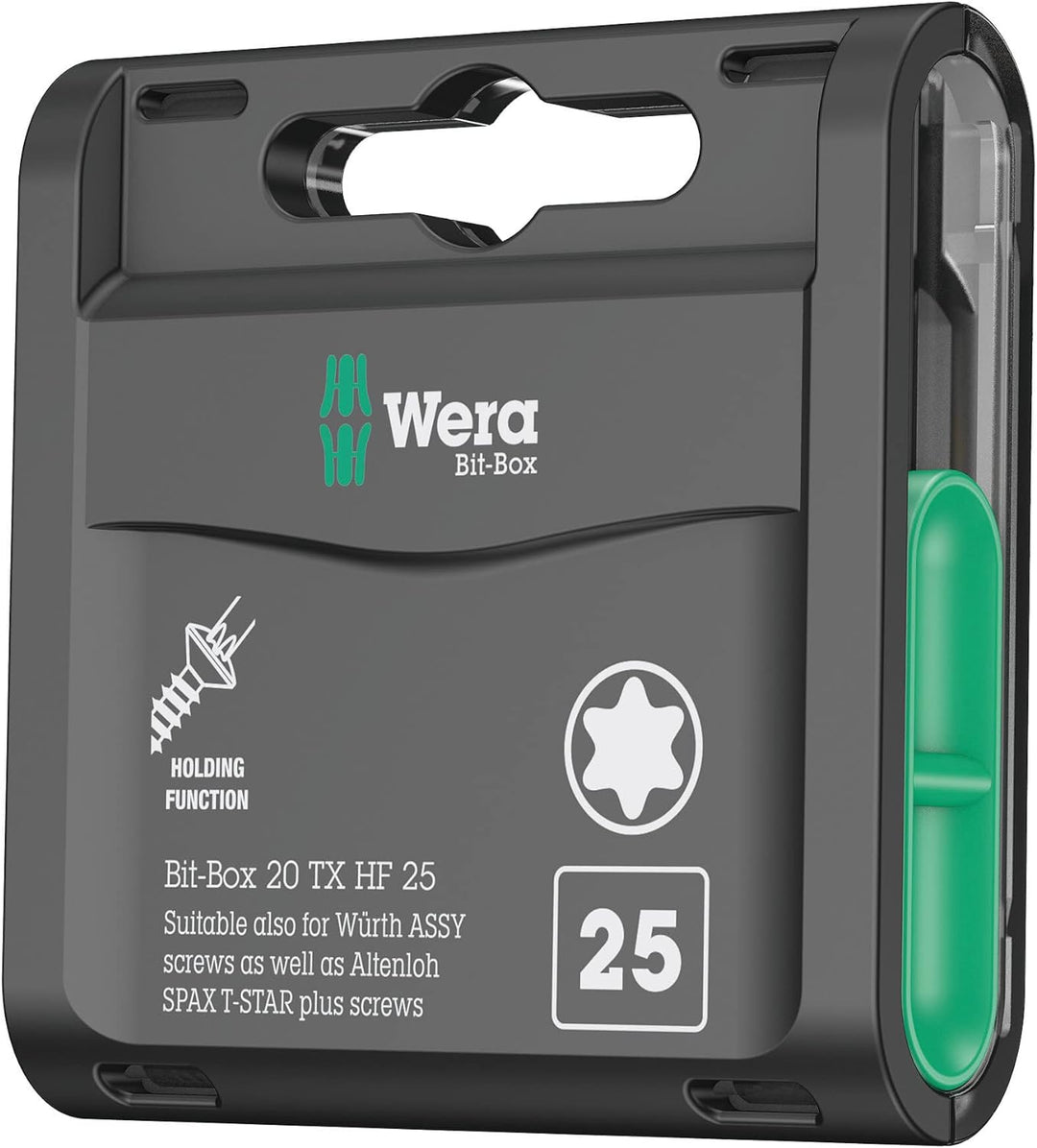 Wera - 05057777001 - Bit Satz, Bit-Box 20 TX HF, TX 20 x 25 mm, 20-teilig
