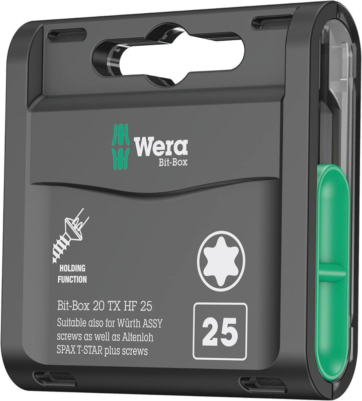 Wera - 05057777001 - Bit Satz, Bit-Box 20 TX HF, TX 20 x 25 mm, 20-teilig
