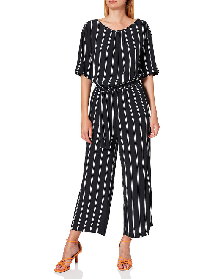 SPARKZ COPENHAGEN Damen Tula Stripe Jumpsuit M Schwarz (Black 099), M Schwarz (Black 099)