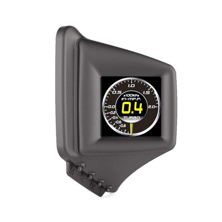 Clenp OBD- Und GPS-Messgerät, AP-1-Auto-HUD-Head-up-Display OBD-GPS-Tachometer A-Säule Mittelkonsole