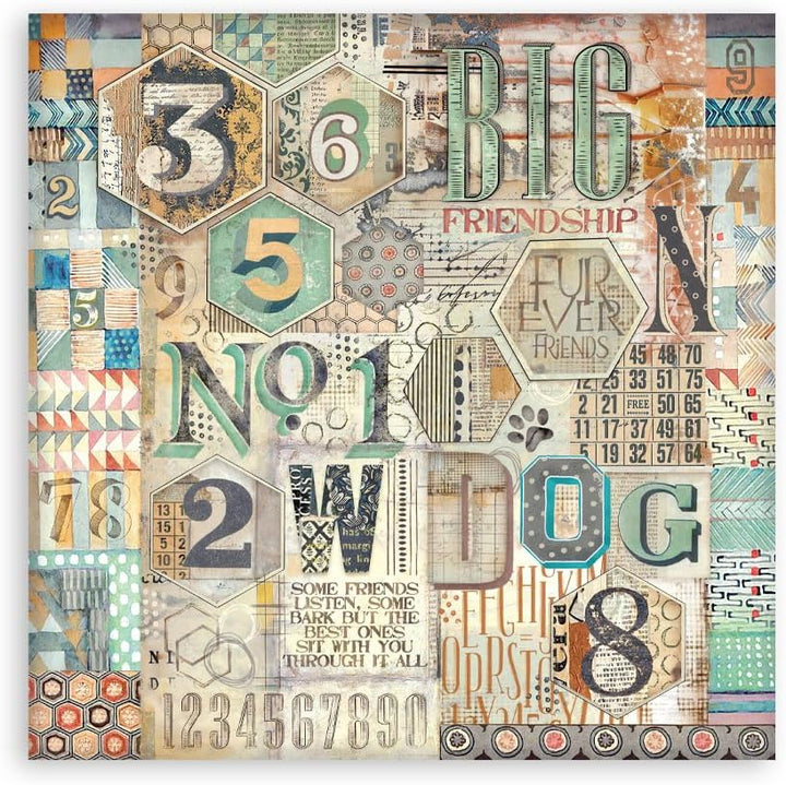 Stamperia - Scrapbook Paper Pad for Scrapbooking, Albums, Card Making, Bullet Journalling and More,