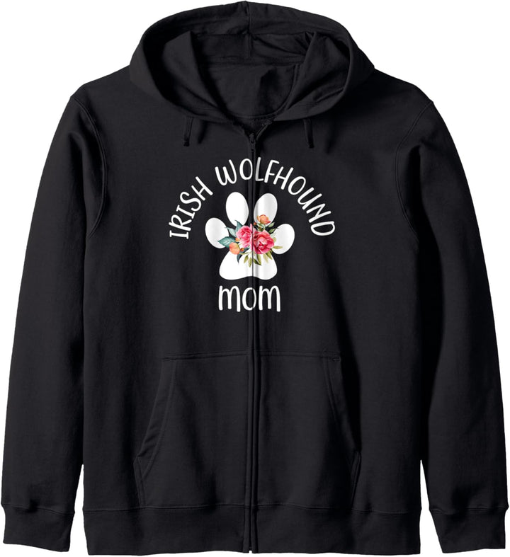 Irish Wolfhound Mom für Frauen, Frau Geschenk für Freundin Kapuzenjacke