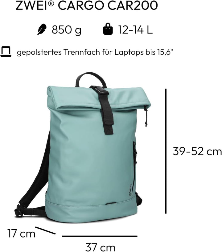 Zwei CARGO Rucksack CAR200 ocean, Ocean