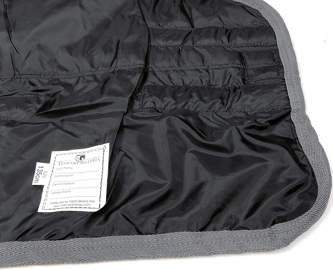 Horses, Pferdekoppeldecke Horses Turnout 200 gr, Wasserdicht, Gepolstert, Widerstandsfähig, mit Kreu