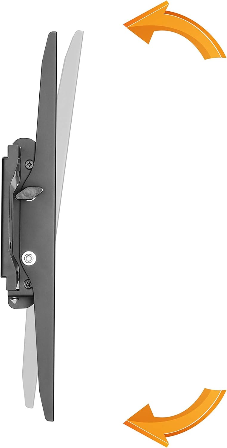 RICOO TV Wandhalterung Fernseher Neigbar Flach Slim für 37-70 Zoll, Universal TV Halterung N2364, Fe