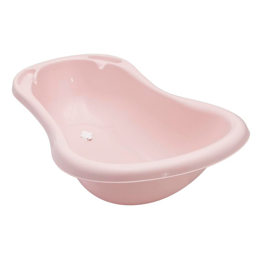 keeeper Ergonomische Babywanne mit Stöpsel, Ab 0 bis ca. 12 Monate, 84 x 49 x 29 cm, Maria Pure, Pin