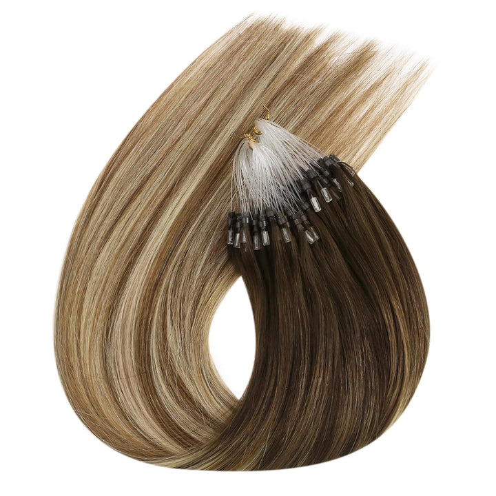 Bonding Extensions Micro Bonding Extensions Echthaar 55cm Haarverlängerung Echthaar Microring Balaya