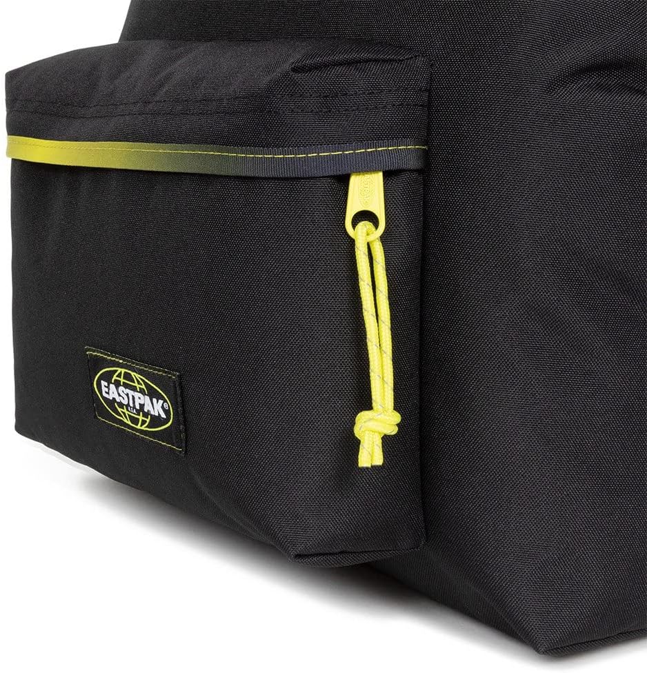 EASTPAK Gepolsterter PAK'R Rucksack, 40 cm, 24 L, Kontrastqualität, Limettengrün (Schwarz), Kontrast