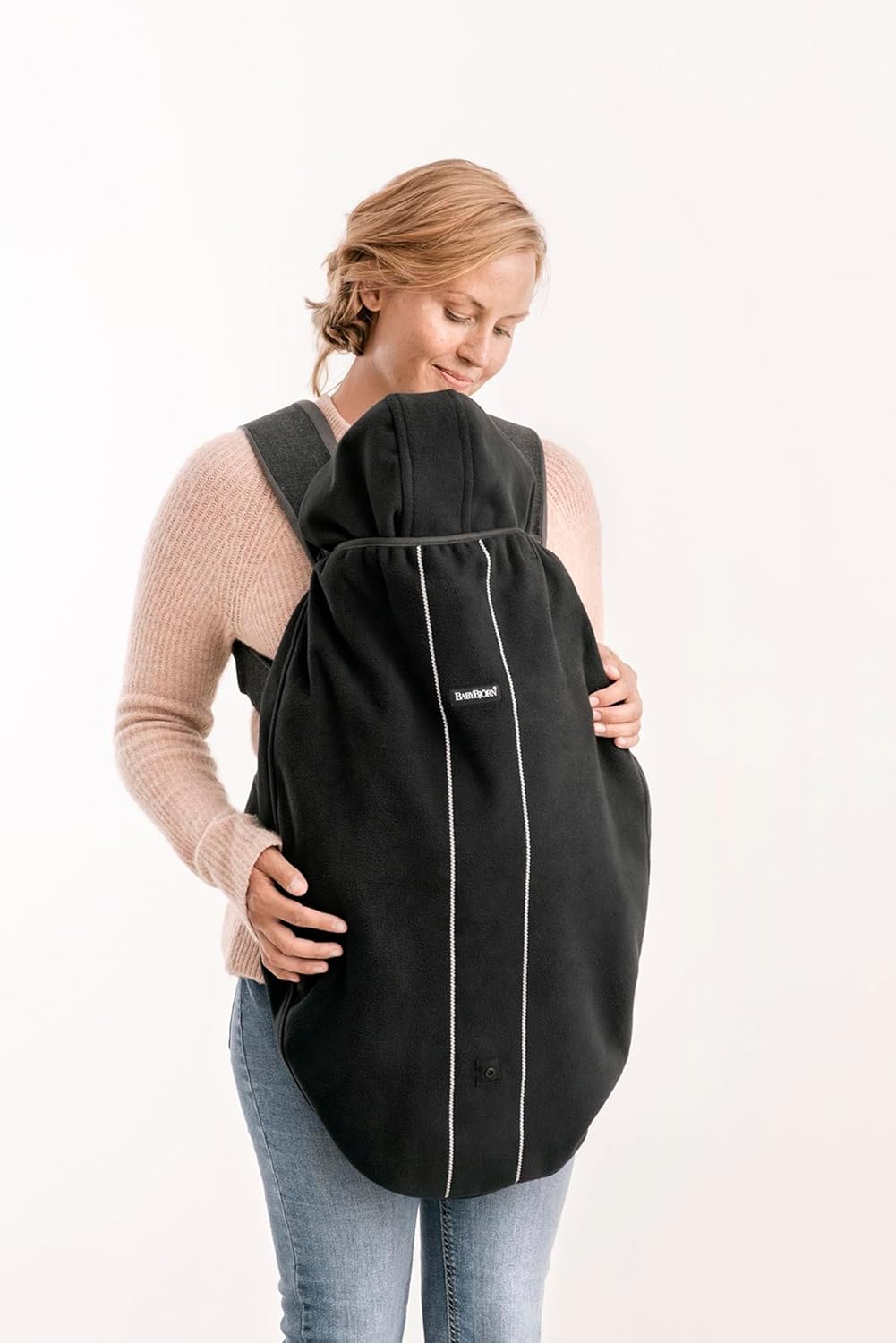 BabyBjörn Bezug für Babytrage, Schwarz, Bezug für Babytrage