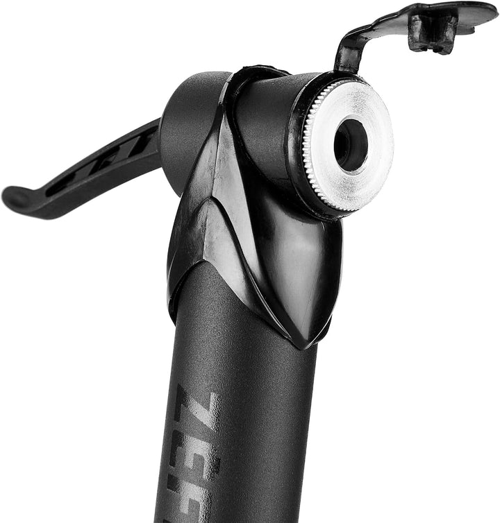 Zefal Air Profil Micro Aluminium Mini Strassenpumpe Black Matt Einzeln, Black Matt Einzeln