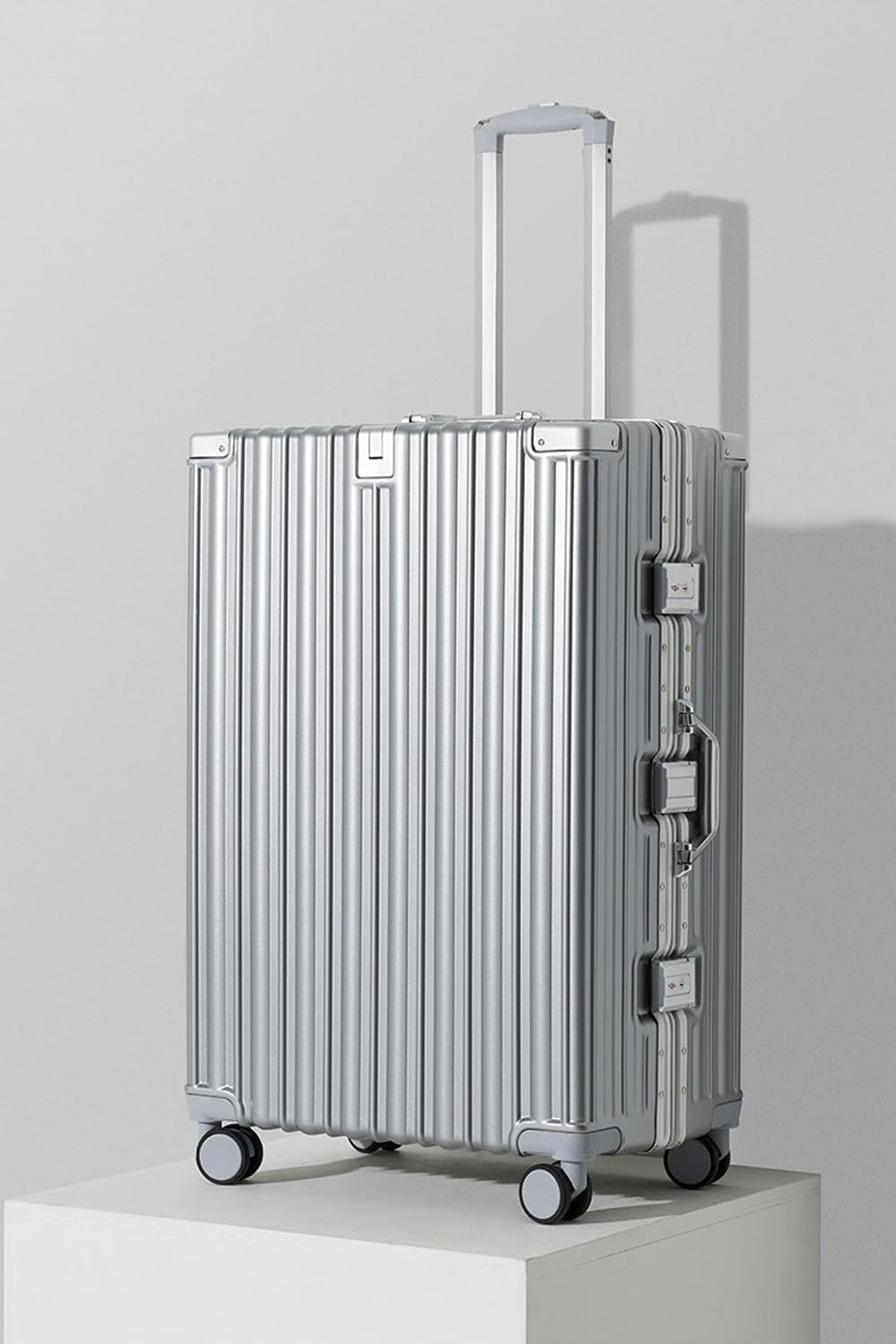 Grösse Koffer L 73cm - Alurahmen Hartschalenkoffer aus 100% Polycarbonat, ca. 90L - Premium Reisekof
