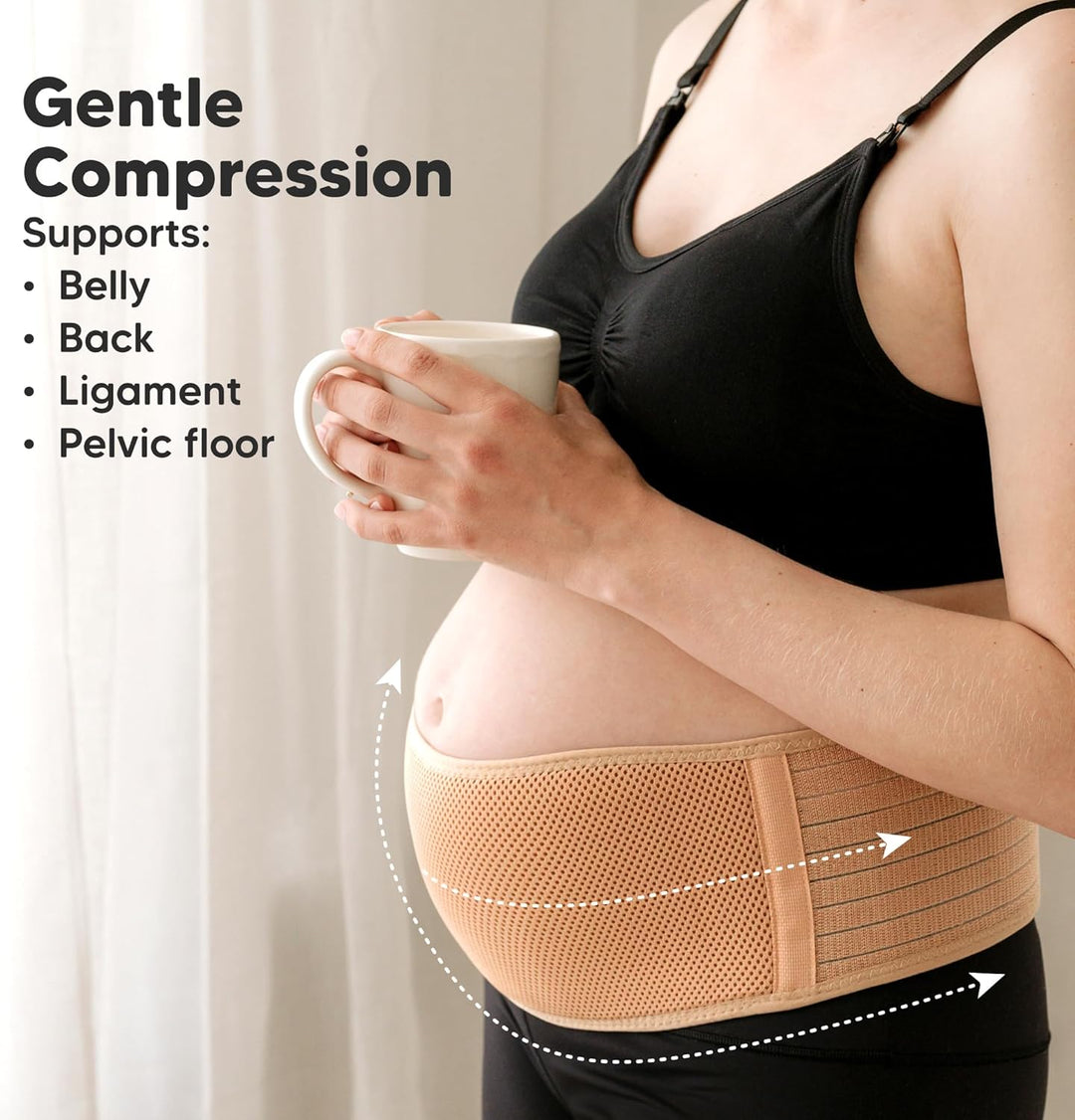 KeaBabies Bauchgurt Schwangerschaft - Weicher und atmungsaktiver schwangerschaftsgürtel - Bauchband