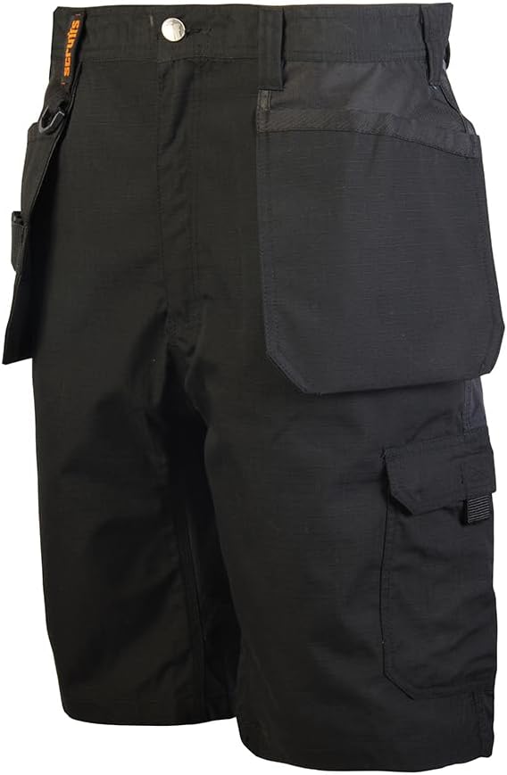 Scruffs Stretch-Arbeitshorts „Flex“, schwarz 46 (T54656), Schwarz 46