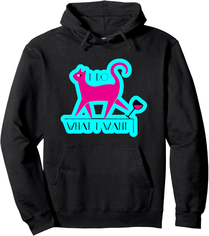 Ich mache was ich will - lustiges Katzengeschenk Pullover Hoodie